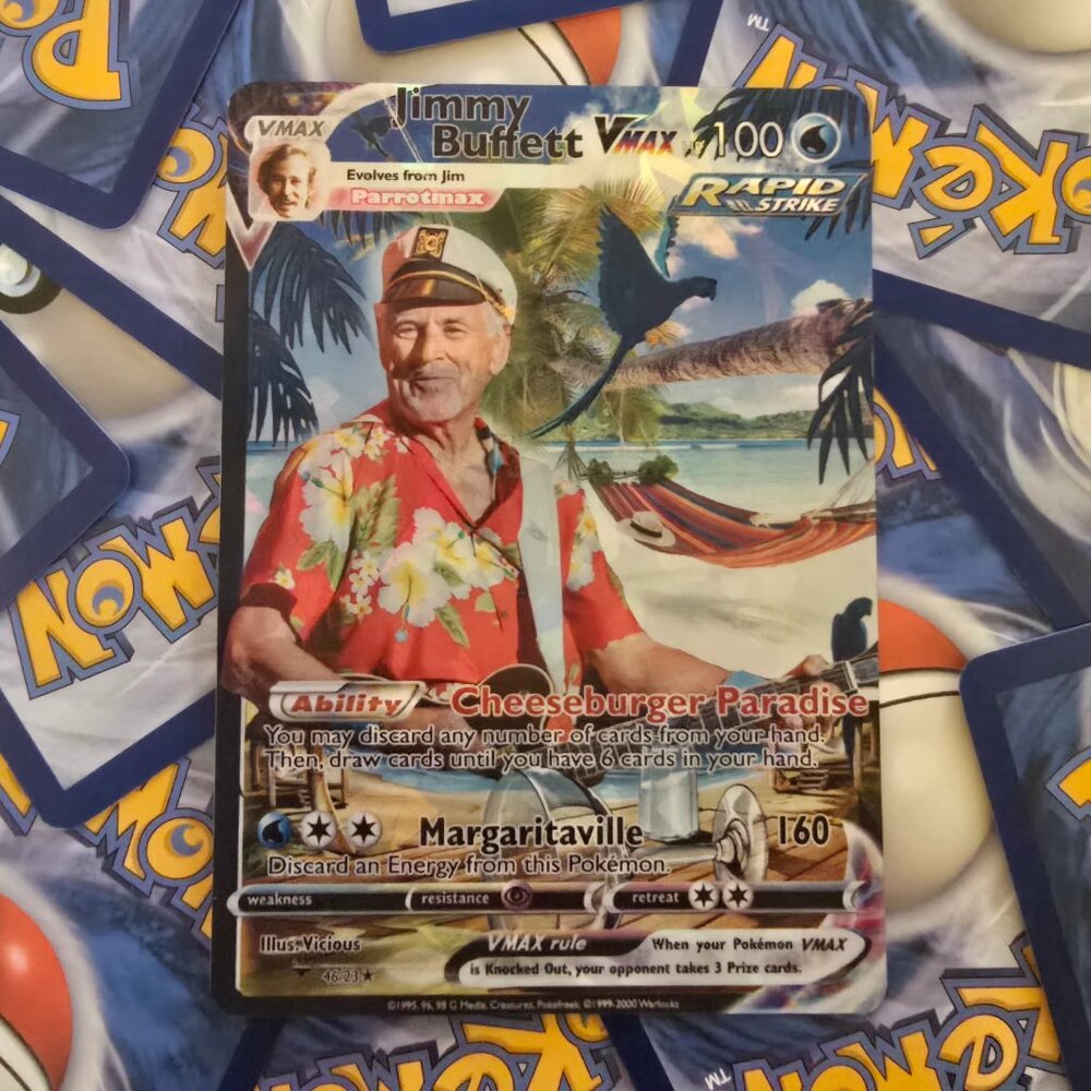 Jimmy Buffett Pokemon Card